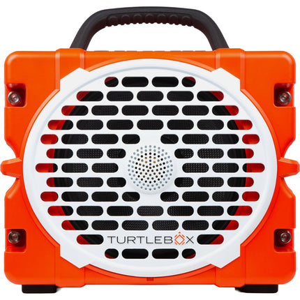 Turtlebox Grande Altavoz Inalámbrico Portátil Naranja 1.25" Tweeter 10" Woofer