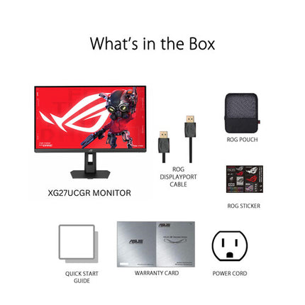 ASUS Republic of Gamers Strix XG27UCG Gen2 Monitor Gaming 27" 4K 162Hz HDR Dual Mode