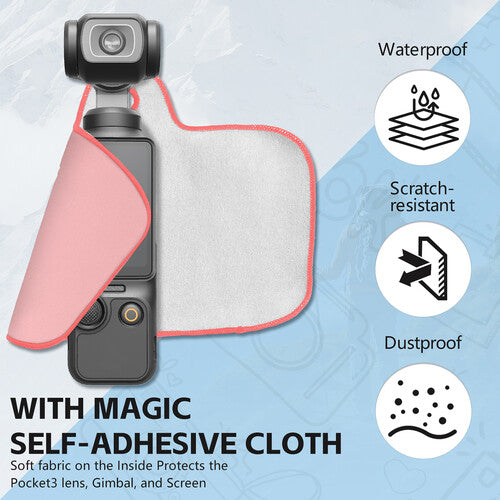 Raywowo Lanyard para DJI Osmo Pocket 3 Correa ajustable 37.8 pulg Rosa