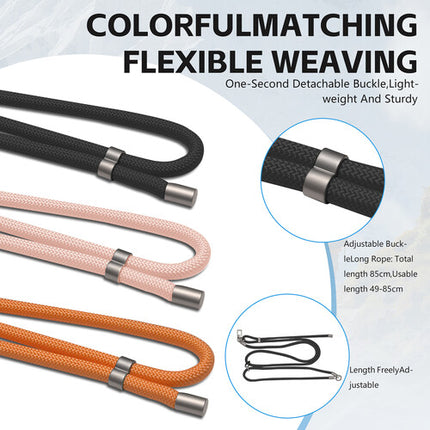 Raywowo Lanyard para DJI Osmo Pocket 3 Correa ajustable 37.8 pulg Rosa