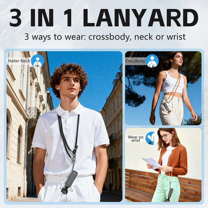 Raywowo Lanyard para DJI Osmo Pocket 3 Correa ajustable 37.8 pulg Rosa