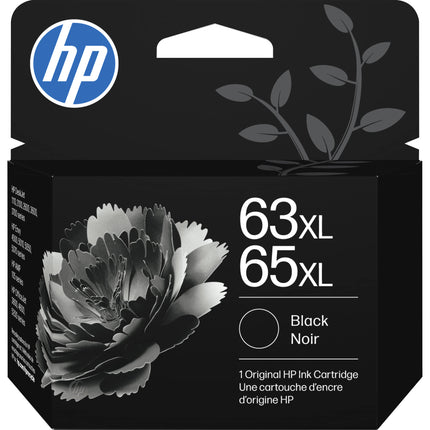 Cartucho de tinta original HP 63XL 65XL negro para impresoras HP DeskJet ENVY OfficeJet