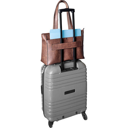 Rofozzi Voyager Lane Bolso Tote para Laptop 14" Piel Vegana Espresso