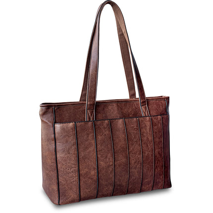 Rofozzi Voyager Lane Bolso Tote para Laptop 14" Piel Vegana Espresso