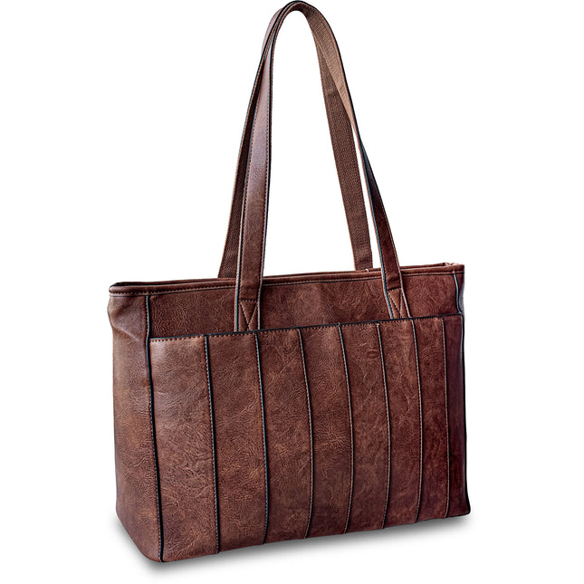 Rofozzi Voyager Lane Bolso Tote para Laptop 14" Piel Vegana Espresso