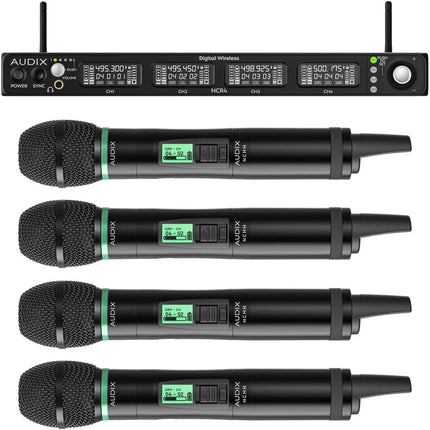 Audix Novacore Sistema Inalámbrico 4 Personas Micrófonos Cardioide 494-542 MHz