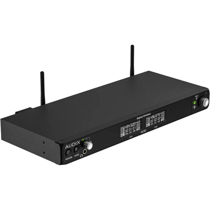 Audix Novacore NCR2 Receptor Inalámbrico Digital Dual Canal con Dante 48 MHz UHF
