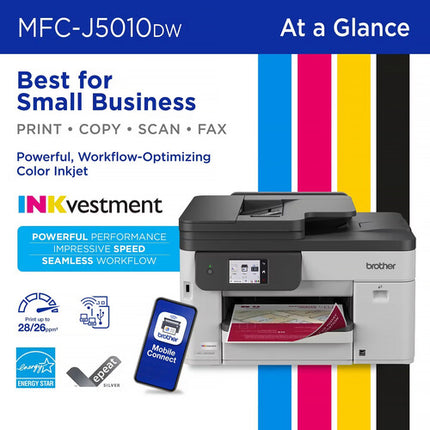 Brother MFC-J5010DW Impresora Multifuncional Tinta Color Wi-Fi 4800x1200dpi 28ppm