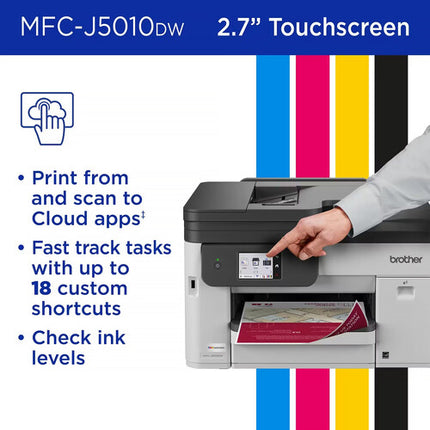 Brother MFC-J5010DW Impresora Multifuncional Tinta Color Wi-Fi 4800x1200dpi 28ppm