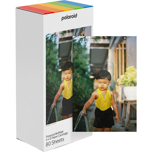 Polaroid Hi-Print Recarga Papel Fotográfico 4x6 Pulgadas 80 Hojas