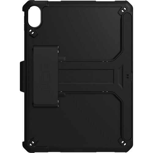 Urban Armor Gear Scout Funda para iPad 11 10ª Gen 2022 Negra con Soporte y Correa