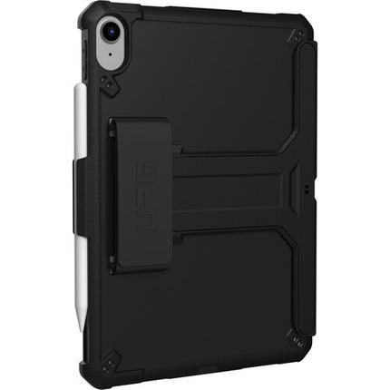 Urban Armor Gear Scout Funda para iPad 11 10ª Gen 2022 Negra con Soporte y Correa