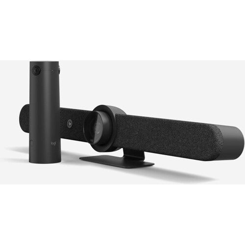Logitech Rally Bar Kit con Cámara Sight Control Touch 10.1" y 2 Micrófonos para Teams Rooms
