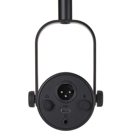 Saramonic MV Pod Micrófono Dinámico Cardioide USB XLR 1.14 Pulgadas 24-Bit 48 kHz con Soporte de Escritorio y Filtros Pop