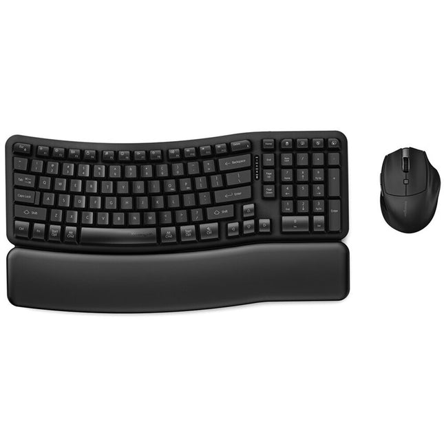 Kensington Pro Fit Ergo KM620-RC Juego de escritorio inalámbrico recargable 2400 dpi 20 teclas programables