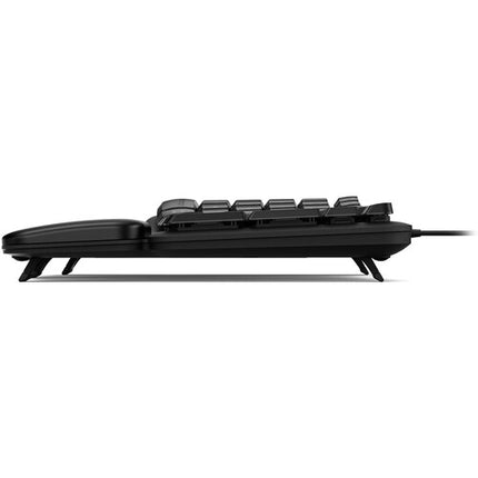 Kensington Pro Fit Ergo KB620-W Teclado ergonómico USB-C con 20 teclas programables y reposamuñecas integrado