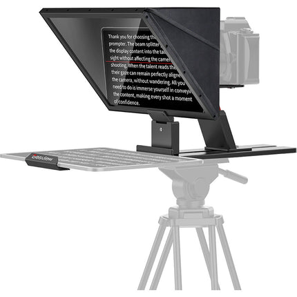 Desview TP13 Teleprompter portátil 13 pulgadas con control Bluetooth y funda rígida de aluminio