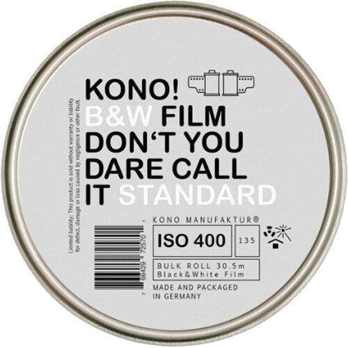 KONO 400 Película Blanco y Negro 35mm ISO 400 100 pies rollo