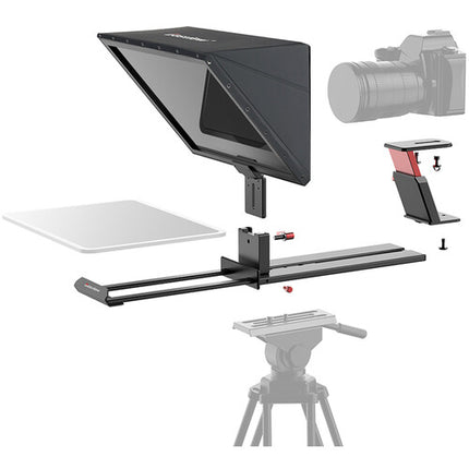 Desview TP13 Teleprompter portátil 13 pulgadas con control Bluetooth y funda rígida de aluminio