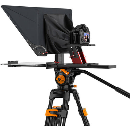 Desview TP17 Kit de Teleprompter Portátil 17 Pulgadas con Control Bluetooth y Soporte Ajustable