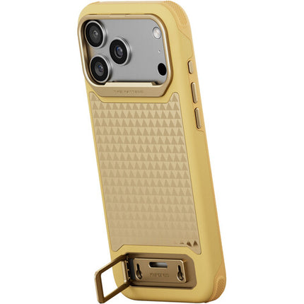 Tilta Khronos Lite Funda para iPhone 17 Pro Max Oro Kickstand Protector