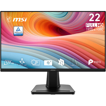 MSI PRO MP225 E12L Monitor 21.5" Full HD 120 Hz 1 ms VGA HDMI