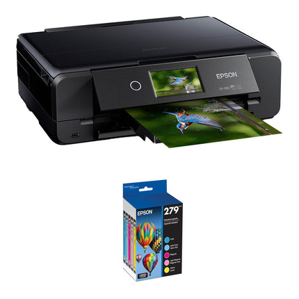 Epson Expression Photo XP-980 Impresora Multifunción Wi-Fi Tamaño 11x17 5760x1440 dpi Kit de Cartuchos 279 Claria