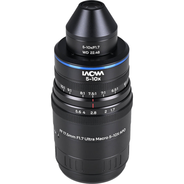 Venus Optics Laowa Aksen 17.5mm f/1.7 Lente Ultra Macro APO 5-10x para Sony E