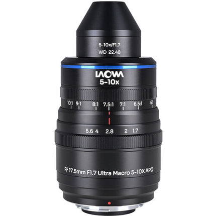 Venus Optics Laowa Aksen 17.5mm f/1.7 5-10x Lente Ultra Macro APO para Nikon F