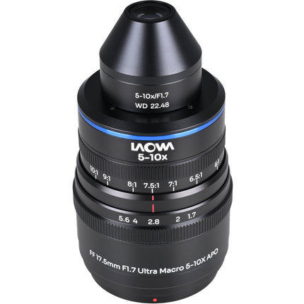 Venus Optics Laowa Aksen 17.5mm f/1.7 5-10x Lente Ultra Macro APO para Nikon F