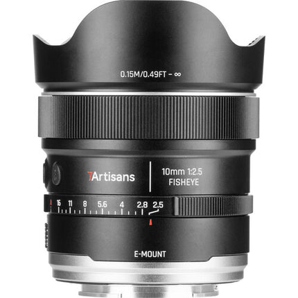 7Artisans 10mm f2.5 AF MAX Lente Ojo de Pez Full Frame Sony E