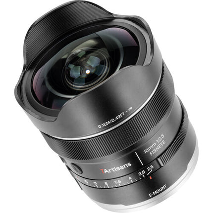 7Artisans 10mm f2.5 AF MAX Lente Ojo de Pez Full Frame Sony E