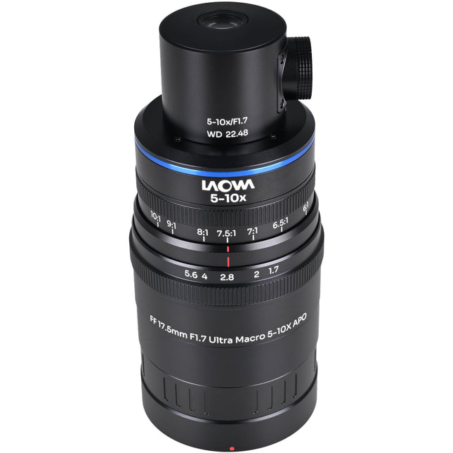 Venus Optics Laowa Aksen 17.5mm f/1.7 Objetivo Ultra Macro 5-10x con Iluminación Coaxial para Nikon Z