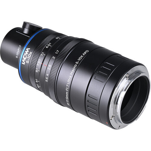 Venus Optics Laowa Aksen 17.5mm f1.7 Lente Ultra Macro APO 5-10x Coaxial Canon RF