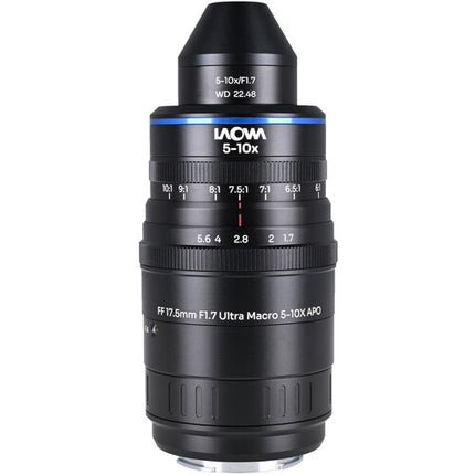 Venus Optics Laowa Aksen 17.5mm f/1.7 Lente Ultra Macro APO 5-10x para Sony E