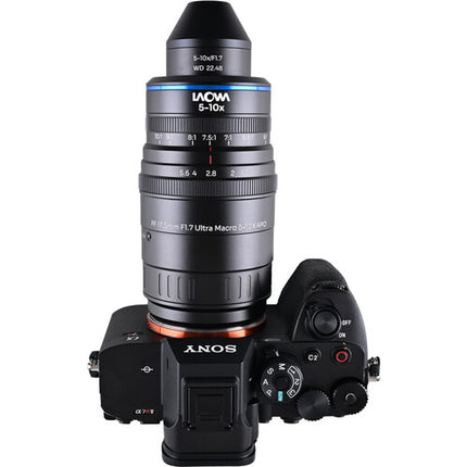 Venus Optics Laowa Aksen 17.5mm f/1.7 Lente Ultra Macro APO 5-10x para Sony E