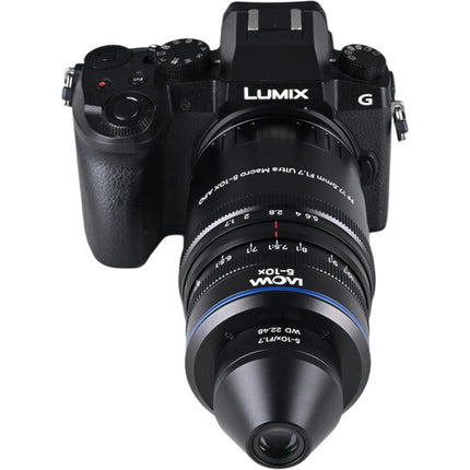 Venus Optics Laowa Aksen 17.5mm f/1.7 Objetivo Macro Ultra APO 5-10x Micro Cuatro Tercios
