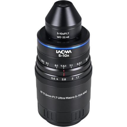 Venus Optics Laowa Aksen 17.5mm f/1.7 Objetivo Macro Ultra APO 5-10x Micro Cuatro Tercios