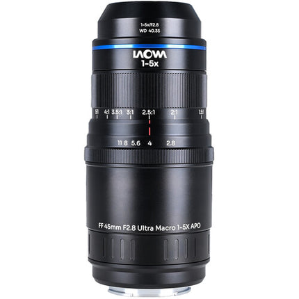 Venus Optics Laowa Aksen 45mm f2.8 Ultra Macro APO para Sony E Full Frame 1-5x