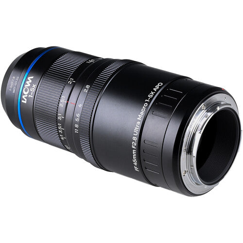 Venus Optics Laowa Aksen 45mm f/2.8 objetivo macro 1-5x APO con distancia de trabajo 1.6 pulgadas L-Mount