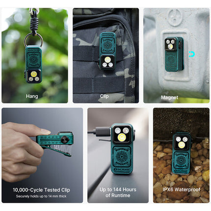 Olight Oclip Pro S Luz Recargable Clip-On 600 Lúmenes 144 Horas Azul
