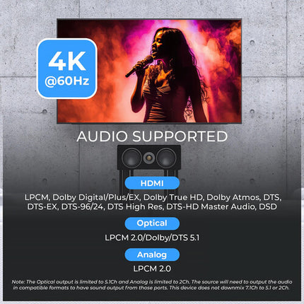 OREI UHDS-808VW Matriz HDMI 8x8 UHD 4K60 con Modos Video Wall y Control IR