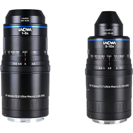 Venus Optics Laowa Aksen Lentes Ultra Macro 17.5mm y 45mm APO Canon RF