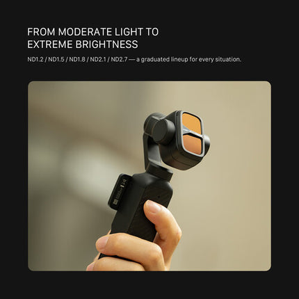 Tilta Kit de Filtros ND para DJI Osmo Pocket 4P 5 Filtros Magnéticos