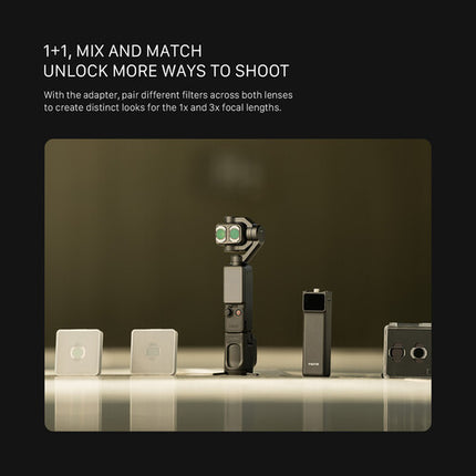 Tilta Kit de Filtros ND para DJI Osmo Pocket 4P 5 Filtros Magnéticos