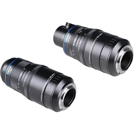 Venus Optics Laowa Aksen Juego de lentes macro 17.5mm 45mm con iluminación coaxial Micro Cuatro Tercios