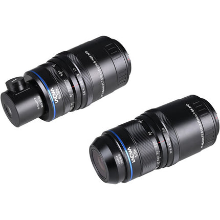 Venus Optics Laowa Aksen Juego de lentes macro 17.5mm 45mm con iluminación coaxial Micro Cuatro Tercios