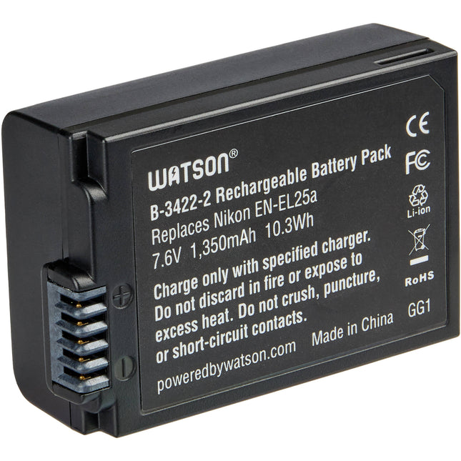 Watson EN-EL25a Batería de Litio para Nikon 7.6V 1350mAh con garantía
