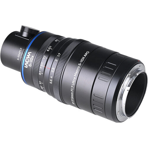 Venus Optics Laowa Aksen 17.5mm f/1.7 Lente Ultra Macro 5-10x APO con Iluminación Coaxial y 0.9" Distancia de Trabajo