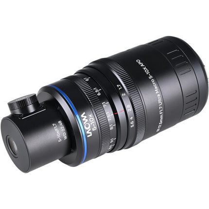 Venus Optics Laowa Aksen 17.5mm f/1.7 Lente Ultra Macro 5-10x APO con Iluminación Coaxial y 0.9" Distancia de Trabajo